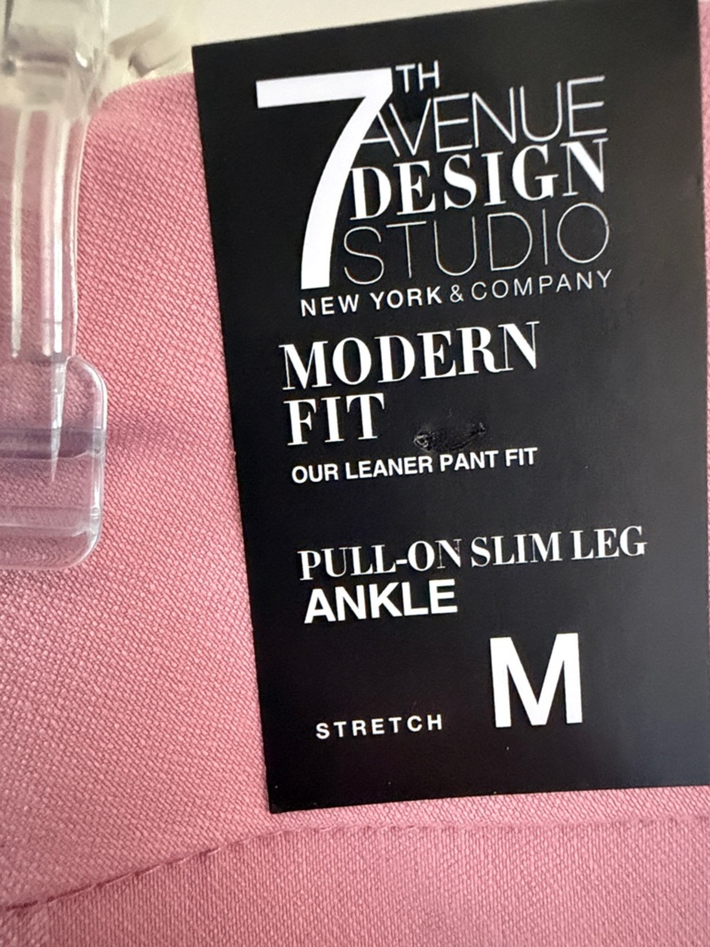 New York & Company Rose Pink Cropped Ankle Pants - Picture 2 of 9